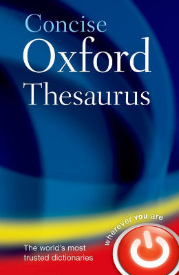 Concise Oxford Thesaurus - AJN BOOKS