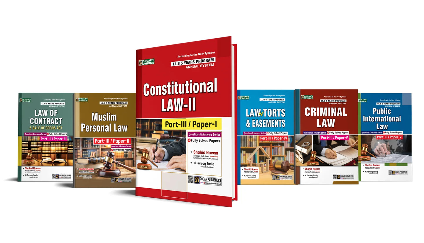 LLB Part 3 Complete Set (5 Years Program)