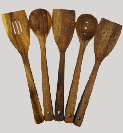 PACK OF 5 KITCHEN SPOONS