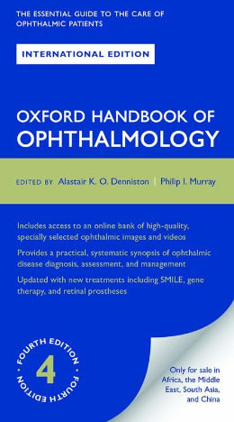 Oxford Handbook of Ophthalmology Fourth Edition - AJN BOOKS 