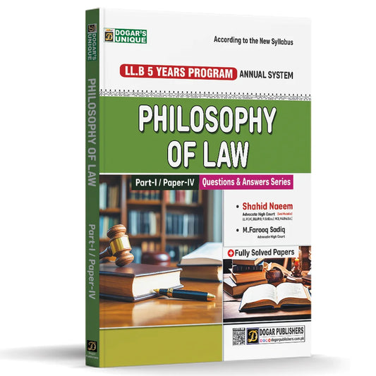 LLB Part 1 Philosophy of Law ( 5 Years Program)