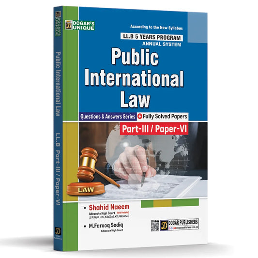 LLB Part 3 Public International Law (5 Years Program)