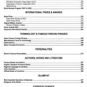 Comprehensive General Knowledge MCQs