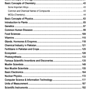 CSS Essentials Everyday Science MCQs