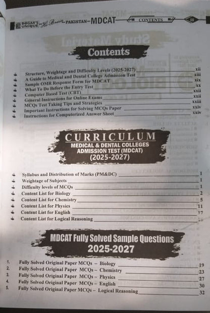 MDCAT GUESS PAPERS, EXPECTED QUESTIONS, Original Past Papers 2008-2024 (Fully Solved)