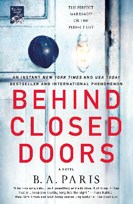Behind Closed Doors by B.A. Paris - AJN BOOKS 