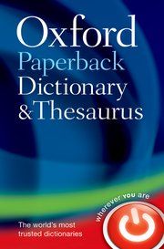 Oxford Paperback Dictionary & Thesaurus Third Edition - AJN BOOKS 
